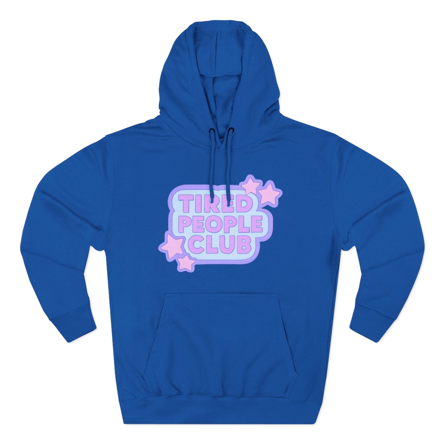 Trendy Graphic Fleece Hoodie | Tikid People Club | Cozy Casual Wear, Gift for Friends, Streetwear Style, Lounge & Relax