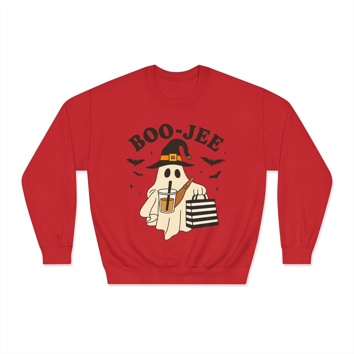 Halloween Boo-Jee Crewneck Sweatshirt | Unisex Casual Wear, Cozy Halloween Gift, Spooky Season Apparel, Ghostly Fun Sweater