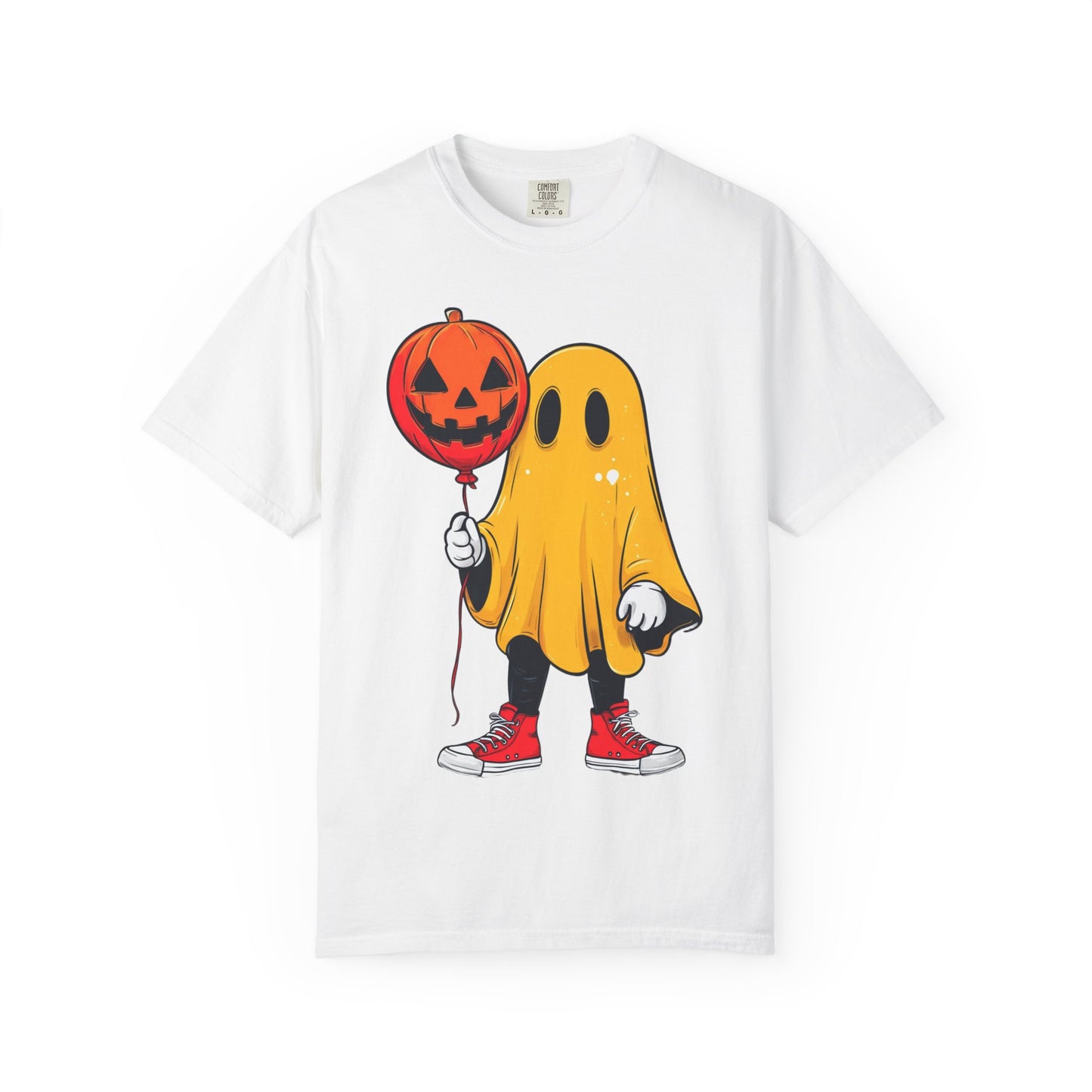 Halloween Ghost T-Shirt, Unisex Tee for Spooky Season, Casual Wear, Halloween Costume, Pumpkin Party Shirt, Funny Ghost Tee