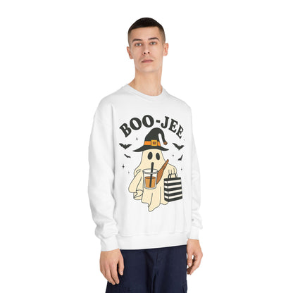 Halloween Boo-Jee Crewneck Sweatshirt | Unisex Casual Wear, Cozy Halloween Gift, Spooky Season Apparel, Ghostly Fun Sweater
