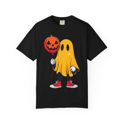 Halloween Ghost T-Shirt, Unisex Tee for Spooky Season, Casual Wear, Halloween Costume, Pumpkin Party Shirt, Funny Ghost Tee