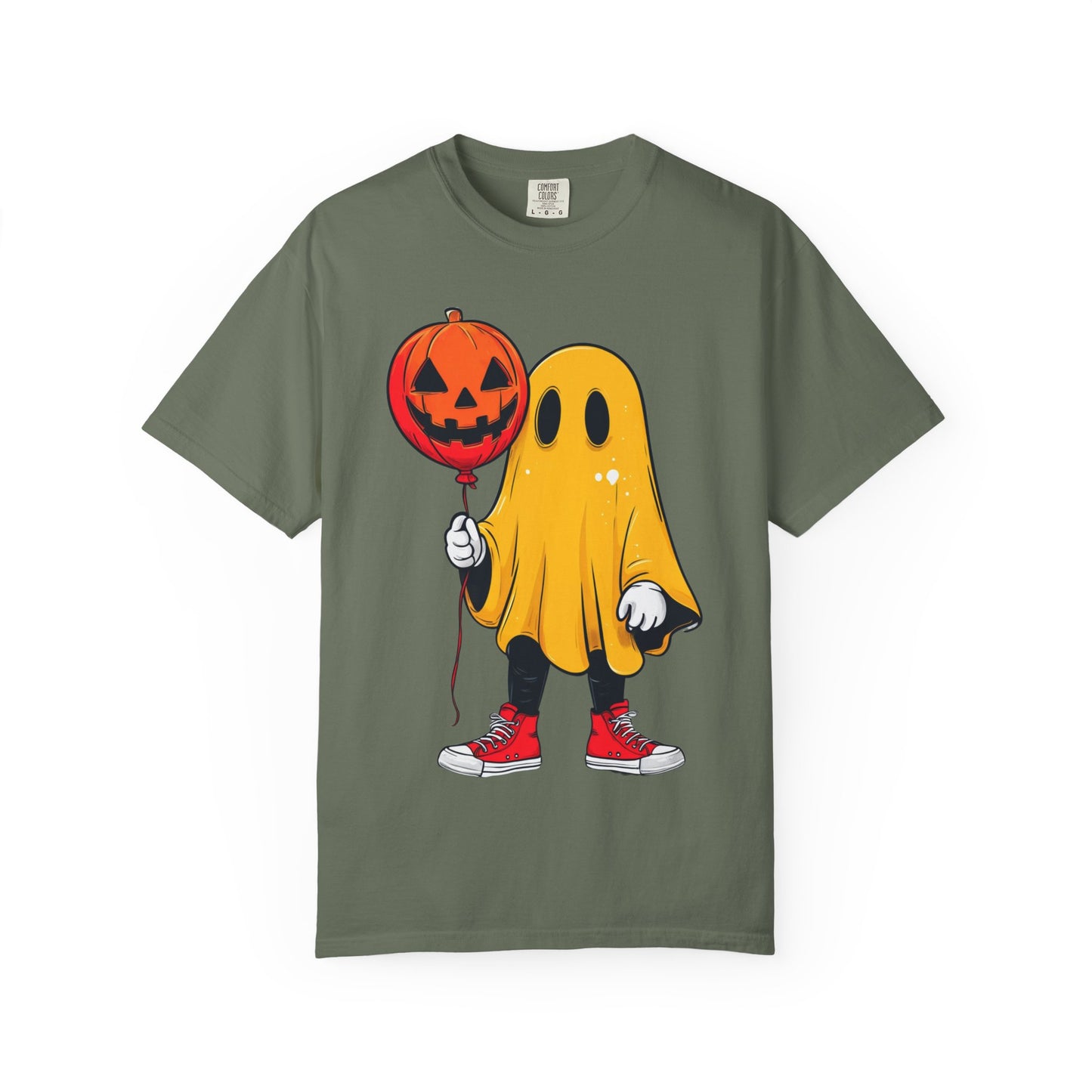 Halloween Ghost T-Shirt, Unisex Tee for Spooky Season, Casual Wear, Halloween Costume, Pumpkin Party Shirt, Funny Ghost Tee