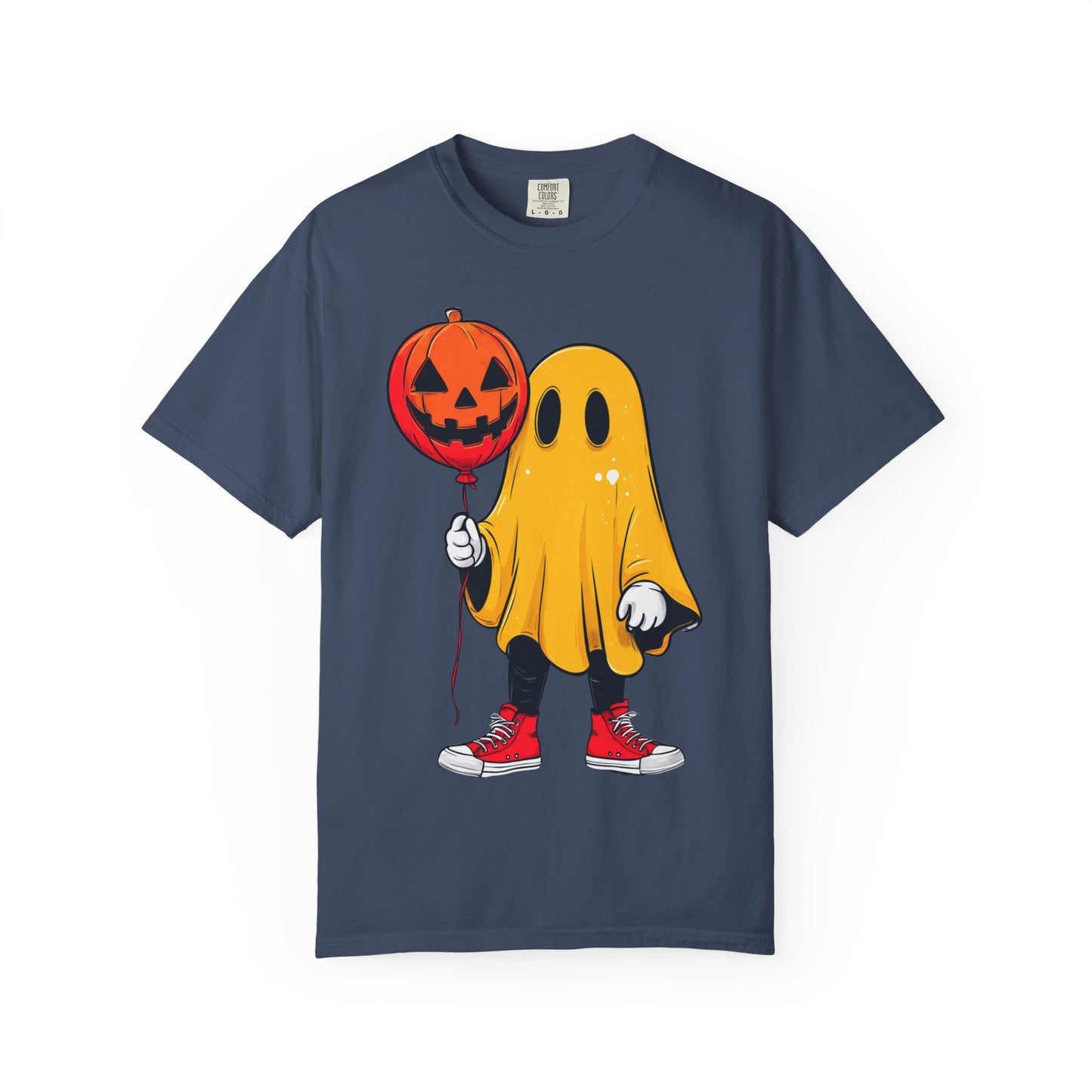 Halloween Ghost T-Shirt, Unisex Tee for Spooky Season, Casual Wear, Halloween Costume, Pumpkin Party Shirt, Funny Ghost Tee