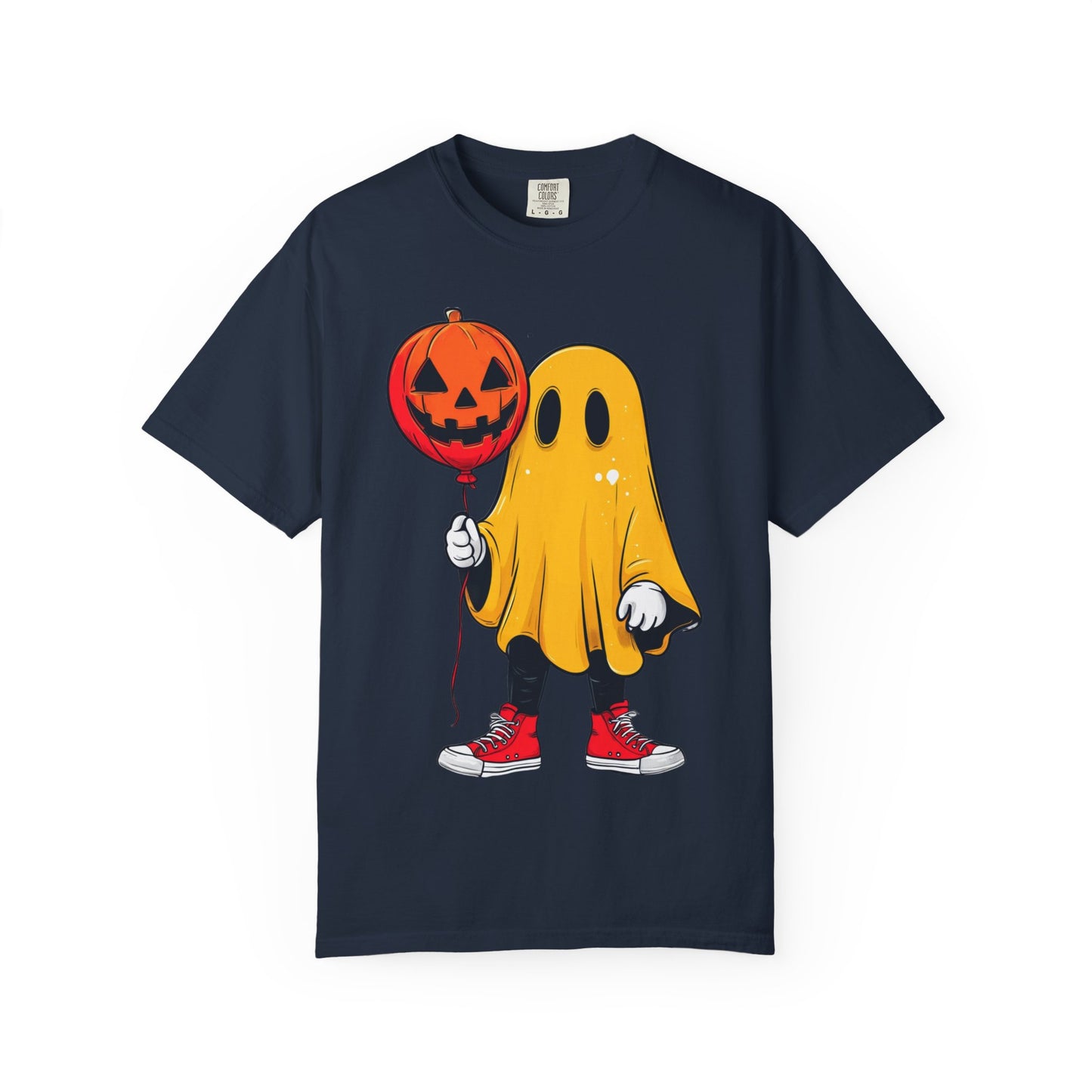 Halloween Ghost T-Shirt, Unisex Tee for Spooky Season, Casual Wear, Halloween Costume, Pumpkin Party Shirt, Funny Ghost Tee